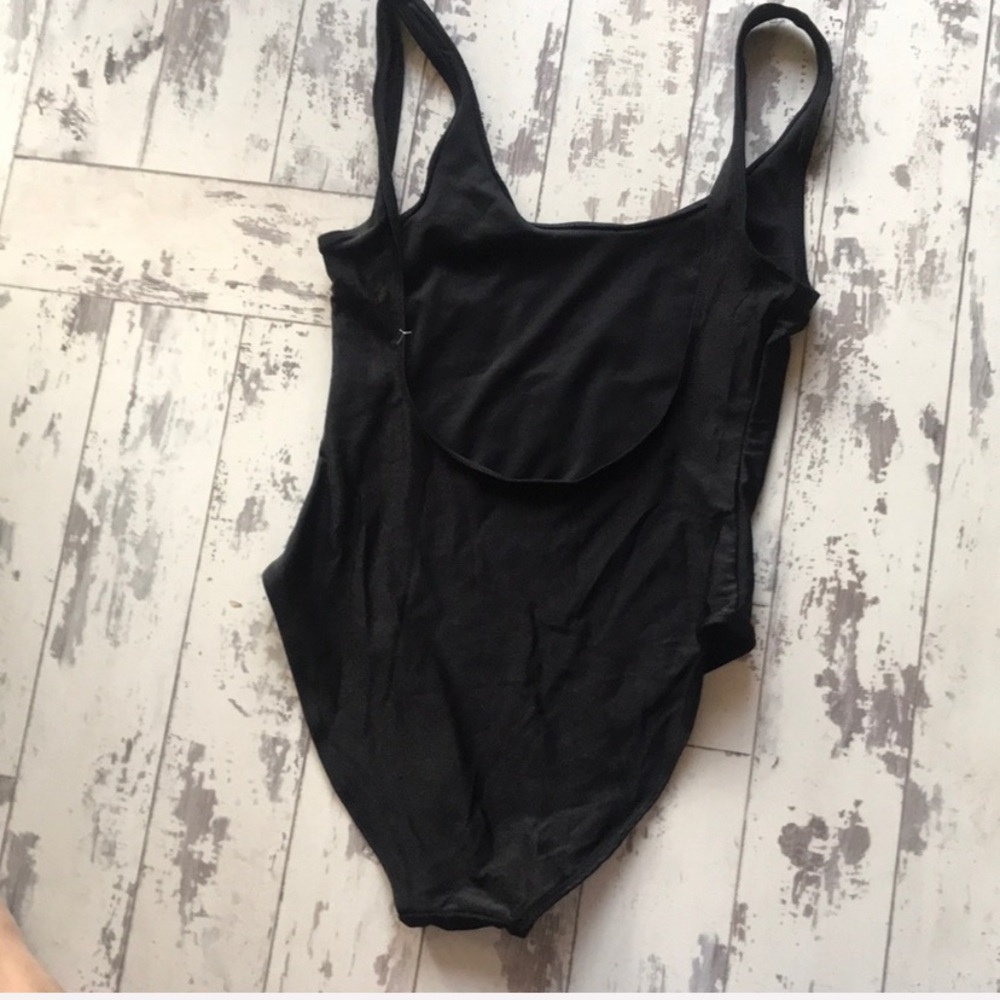 Bride Squad black one piece swimsuit, large - Picture 4 of 4
